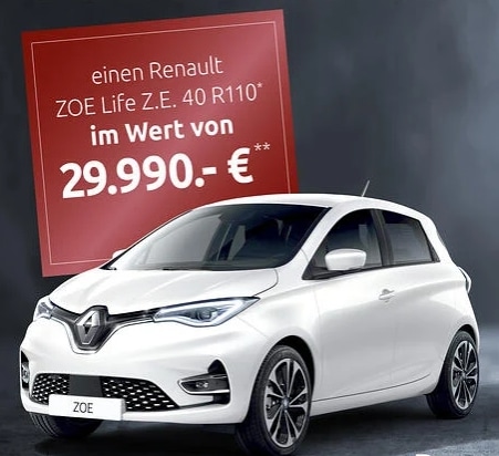 Renault Zoe Gewinnspiel