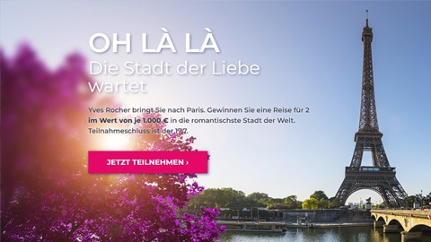 Paris Reise Gewinnspiel