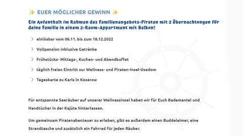 seeklause gewinnspiel