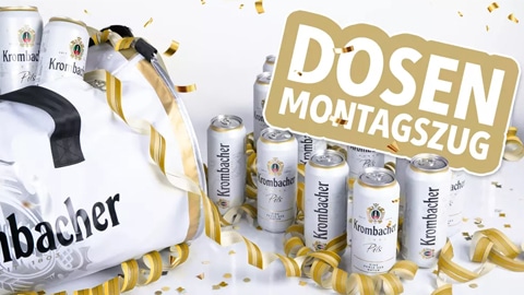 Krombacher Dosenmontag Gewinnspiel