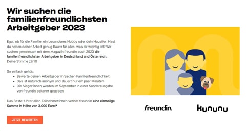 Familienfreundlicher Arbeitgeber Gewinnspiel