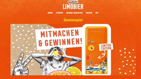 Krombacher Limobier Gewinnspiel