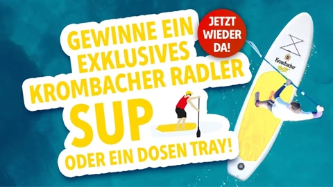 Krombacher Radler SUP Gewinnspiel