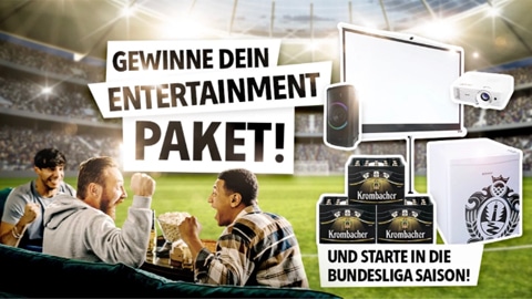 Krombacher Entertainment Paket Gewinspiel