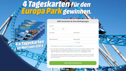 Freizeitpark Gewinnspiel