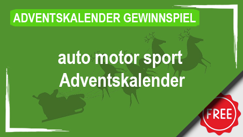 auto motor sport Adventskalender Gewinnspiel