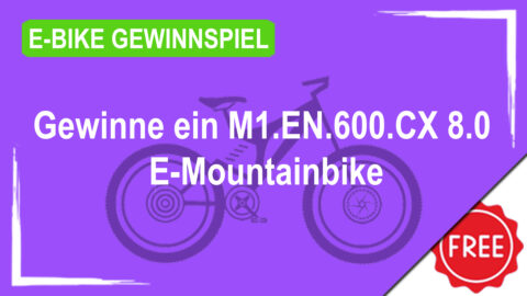 Gewinne mit velomotion & M1 ein M1.EN.600.CX 8.0 E-Mountainbike