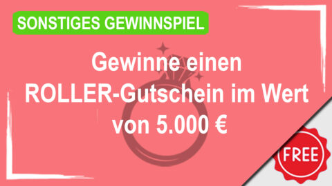 Gewinne mit ROLLER einen Einkaufsgutschein im Wert von 5.000€