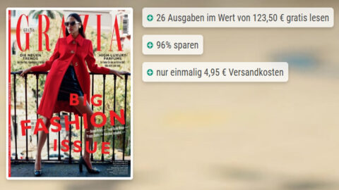 GRAZIA 1 Jahr GRATIS
