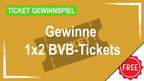 Gewinne 1x2 BVB-Tickets und gönn´ dir deinen Ausgleich zum stressigen Alltag