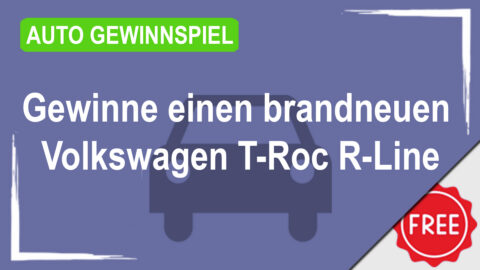 Gewinne einen brandneuen Volkswagen T‑Roc R-Line