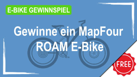 Gewinne ein MapFour ROAM E-Bike