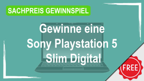 Sony PlayStation 5 Slim Digital Gewinnspiel von GewinnArena
