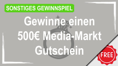 Gewinne einen 500€ Media-Markt Gutschein mit Aktion Mensch